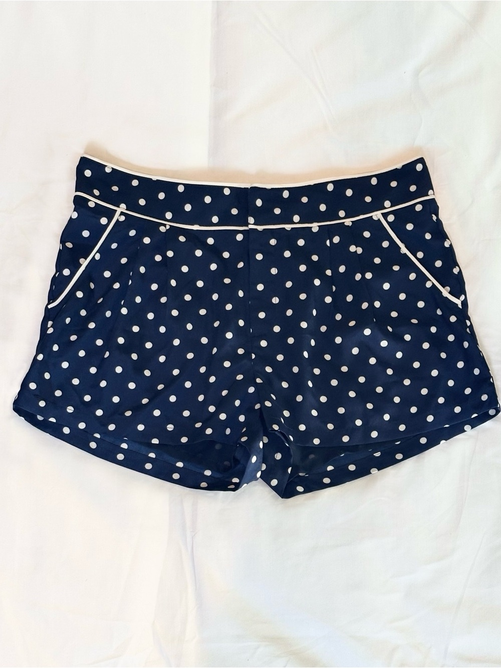Forever 21 Pleated Shorts Polka Dot